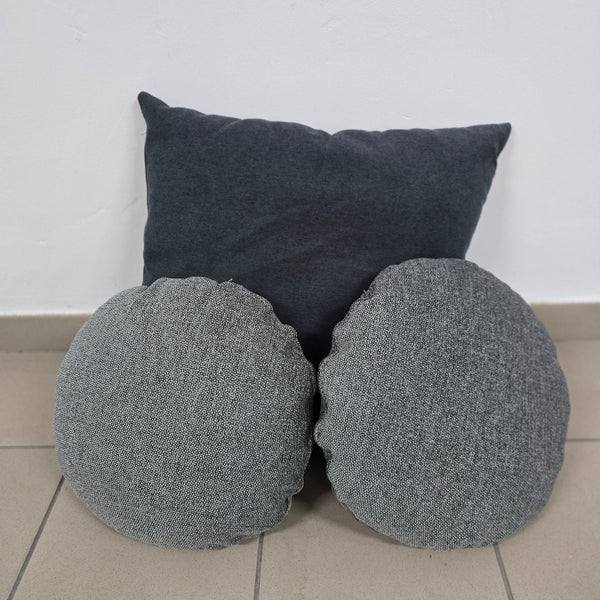 Pude sæt - Grå mix