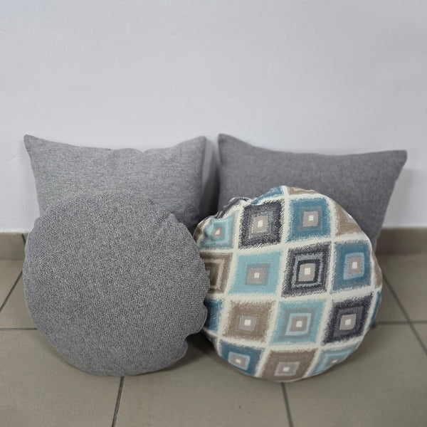 Pude sæt - Grå mix