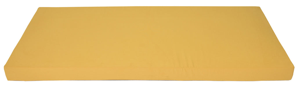 color_dark yellow 218 | Bomuldsbetræk til klassisk skummadras, 90x200x12 - Pandora Living