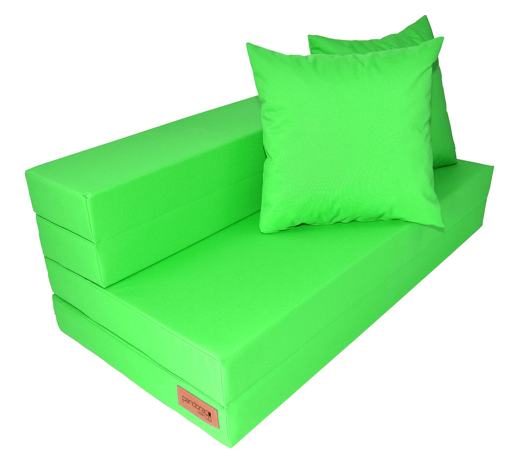 color_miami green 6007 | 4-delt foldemadras XL - Outdoor - Pandora Living