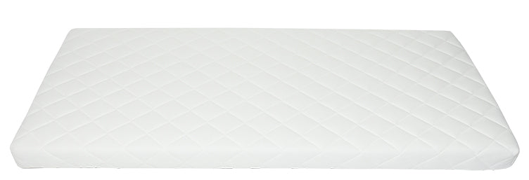 Hvidt betræk m. quilt til klassisk skummadras, 90x200x12 - Pandora Living